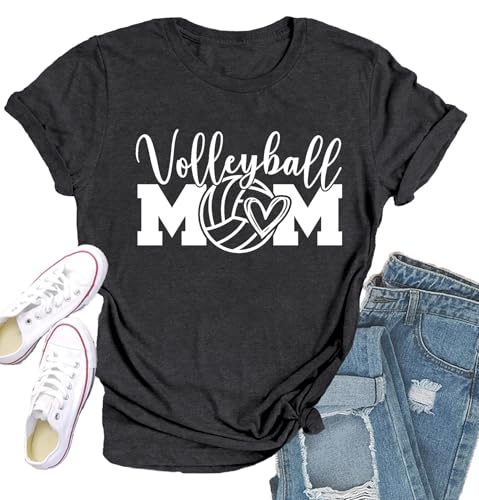 Womens Baseball Mom Shirts Baseball Heart T-Shirt Funny Game Day Tee Tops