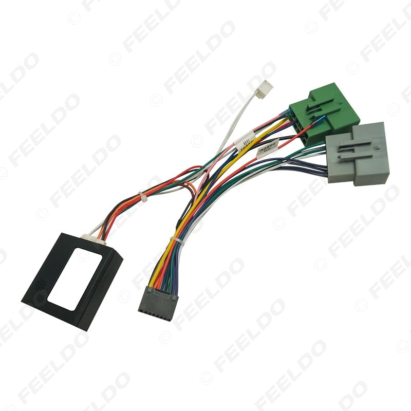 Car 16pin for Audio Wiring Harness with Canbus Box for Volvo S80 99-06 Aftermarket Stereo Installation Wire Adapter - (Color Name: AB Cable-canbus Box)