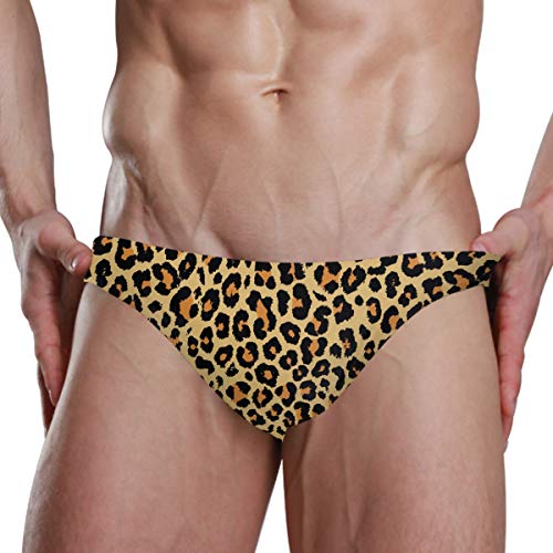 Men's Sexy Bikini Swimsuit Swimwear Quick Dry Print Briefs