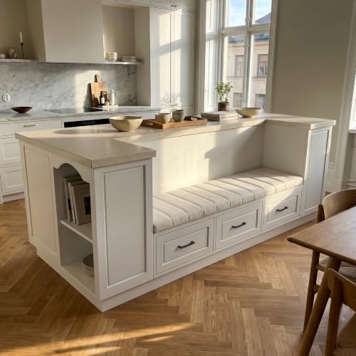 94.5-Inch Island with Cushioned Bench