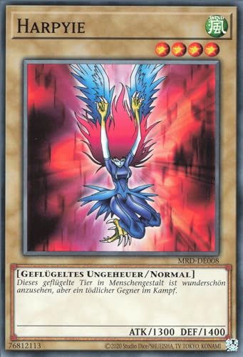 Harpyie MRD-25TH-DE008 Common Deutsch Near Mint Unlimitiert - Metal Raiders (25th Anniversary Edition) - mit ReCollectibles-Versandschutz - für Yu-Gi-Oh!