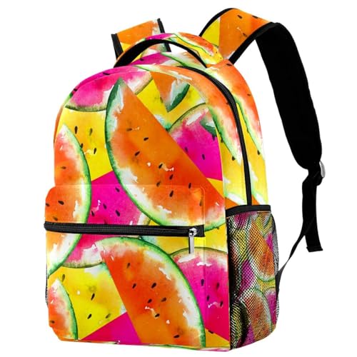 Sac à dos d'école pastèque idéal pour la rentrée des classes des ados