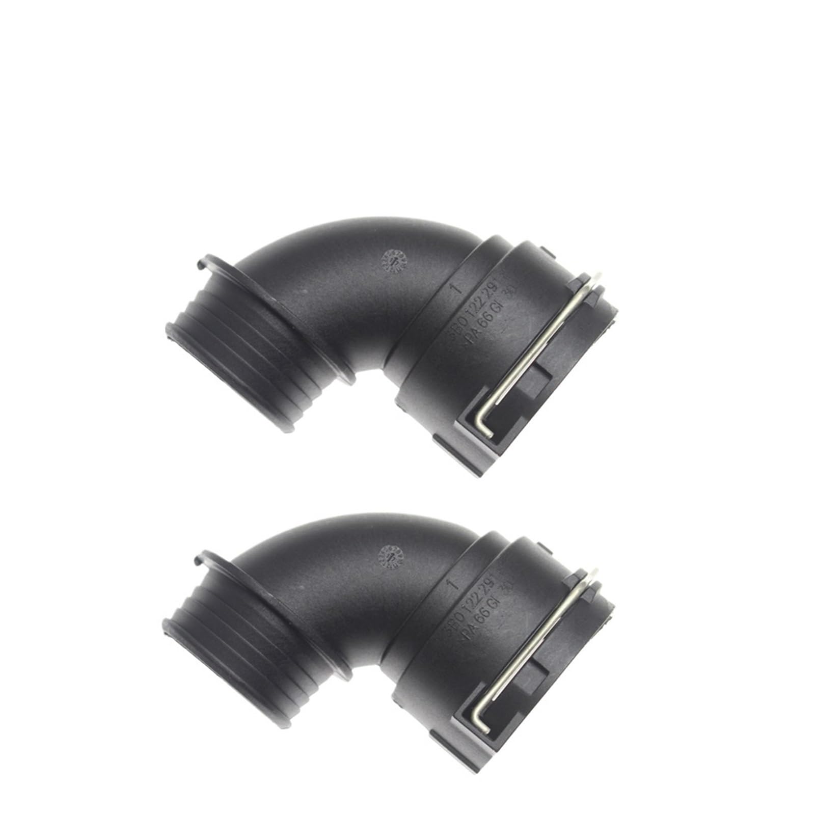 Expansion Tank Fit for VW Passat CC B6 Golf Tiguan Magotan Scirocco Jetta Upper Radiator Coolant Water Pipe Connector 3B0122291H Radiator Overflow Tank(2 PCS)