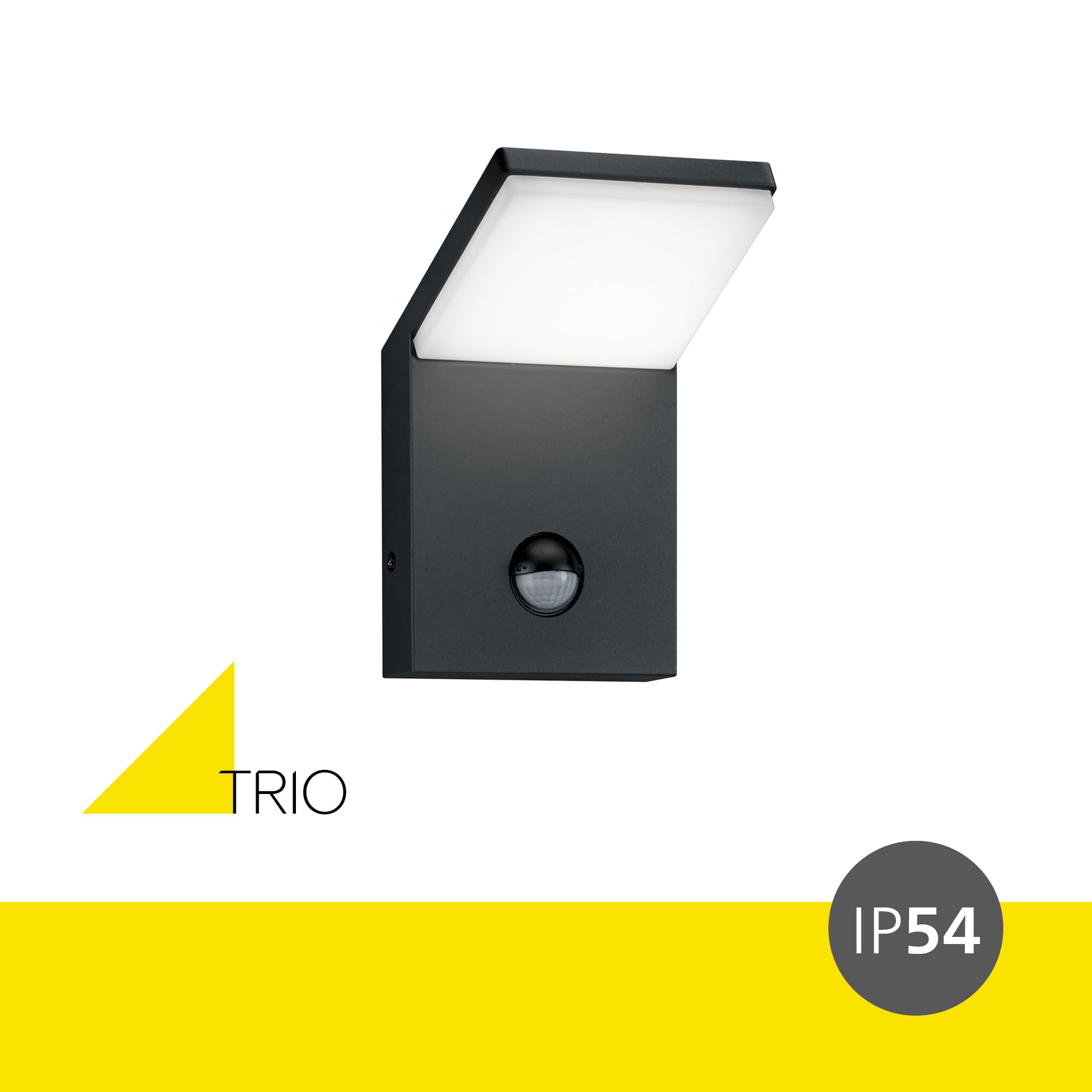 Trio Lightning Pearl - Aplique exterior LED, 9 W, inPlafon, Sensor
