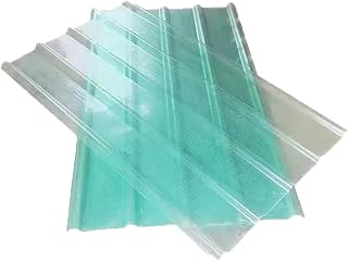 Clear Roof Sheet,Can Cut Roofing Cladding Panel,Heat-Insulating Tiles,for Courtyards Partitions Bicycle Parking Shed Canopy(100cm-8 Pieces,0.2cm)