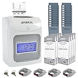 uPunch Small Business AutoAlign Calculating Time Clock Start-Up Kit (HN4540)