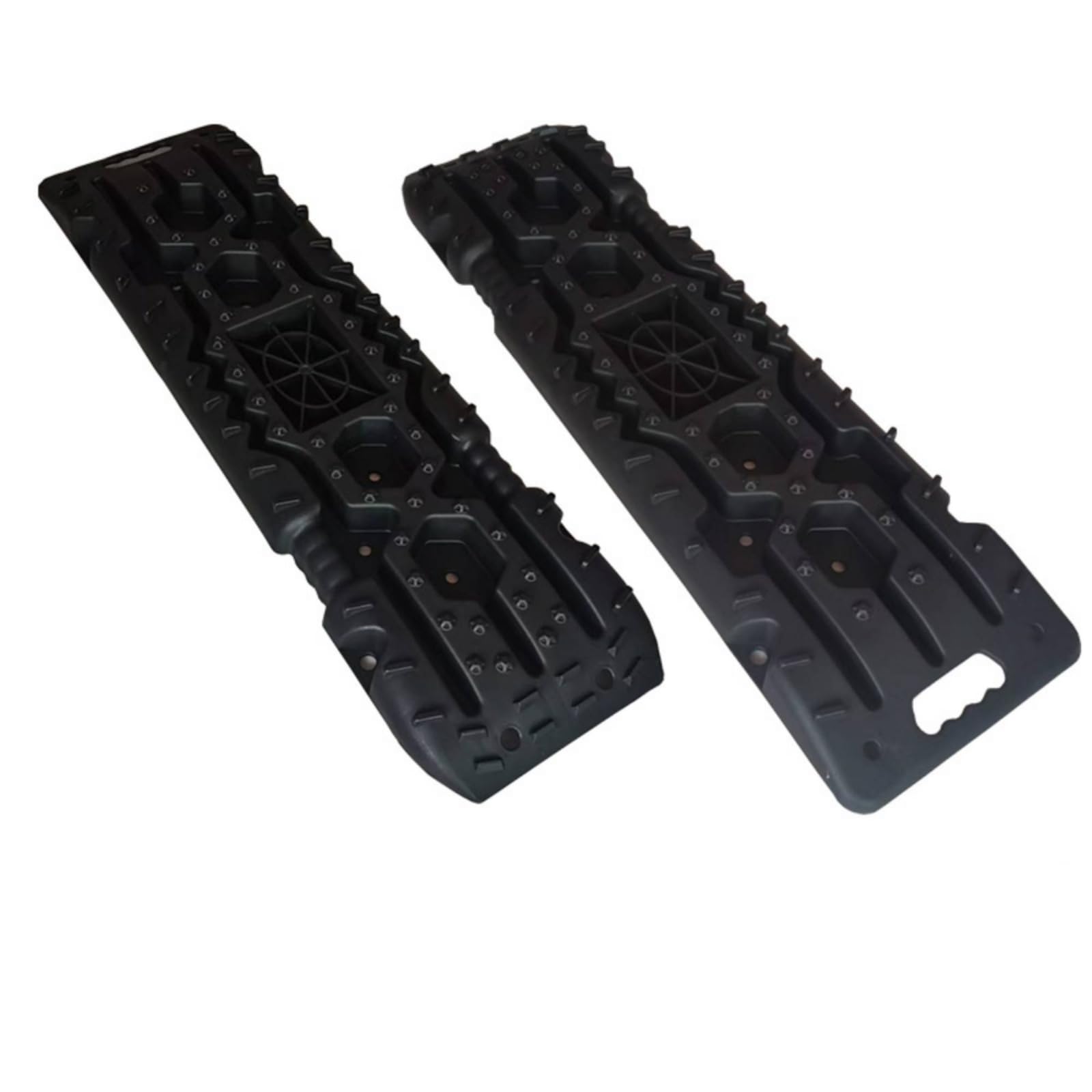 2 Pieces Tavole Trazione Veicolo Canali Incassati Tavole Antiscivolo Recupero Uso tutto l'anno Accessori Auto per Neve