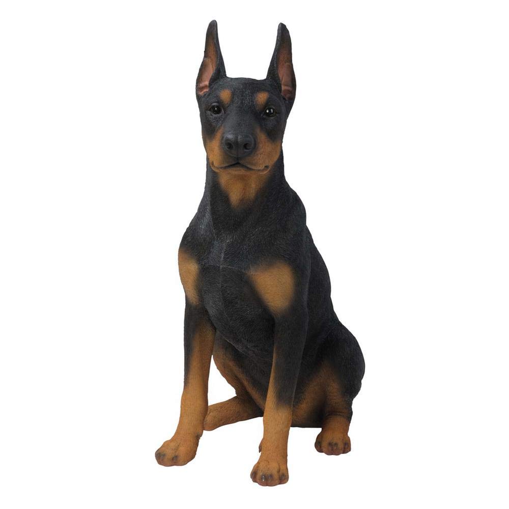 Hi-Line Gift LtdSitting Doberman Pinscher Dog Statue