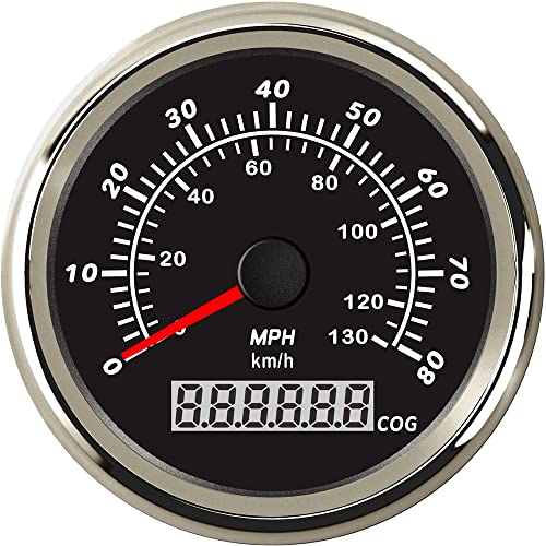 Compteur de vitesse GPS pour bateau de plaisance et yacht de 0 à 80 MPH