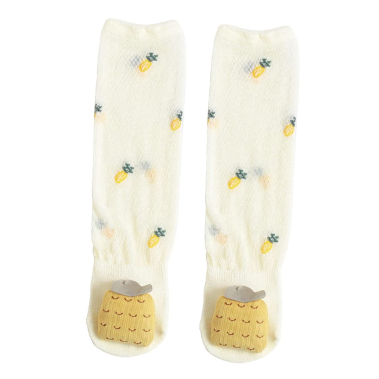 LIFKOME 1Pair Unisex Cotton Socks Soft Breathable Design for Spring Summer for Boy Girl Months Adorable Cartoon Elements Easy to Clean
