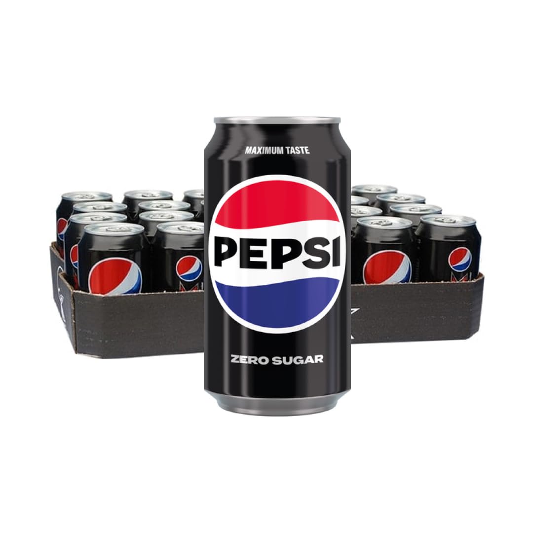 Pepsi | Zero Sugar | Blik | 24 x 33 cl: Pepsi Zero Sugar Soft Drink