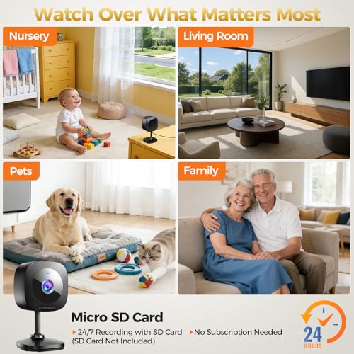 Video Baby Monitor with Pan Tilt Zoom