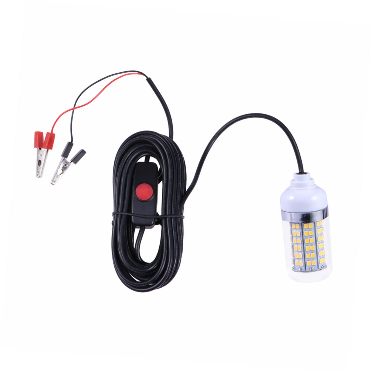 HEALEEP Fishing Underwater Light 12v/24v Submersible Led Lights 108 LEDs Waterproof for Boats Kayaks Canoes Docks