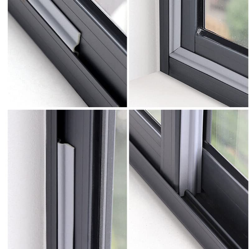 40m Ventanas Tira De Sellado Insonorizado Autoadhesivo Espuma Acústica Puerta Corredera Ventanas Tira De Sellado Cinta De Separación De Clima-Blanco,30m
