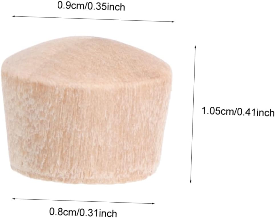 jojofuny 2sets Wooden Screw Hole Plugs Beige Screw Cap Bee Hole Filler Durable Portable for Furniture Hardware 300pcs*2