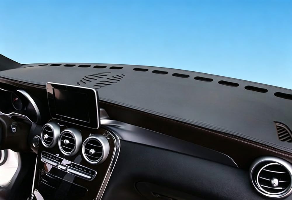 VAPORVERSE Leather Dashboard Cover for Lexus CT200h 2012-2013 (With Modified Navigation), Non-Slip Sunshield Dash Mat Protective Pad Interior Accessory, 1 Piece,A