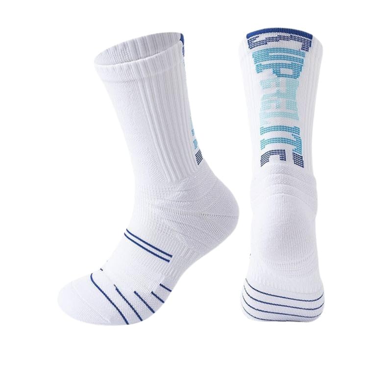 Basketball Socks for Men | Thickened Mid-Tube Professional Sports Socks | Long Tube Cushion Bottom