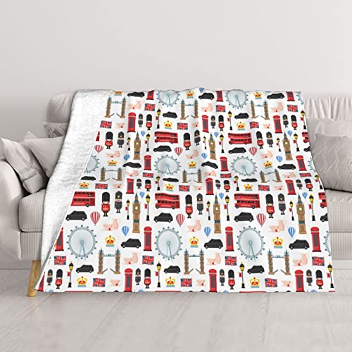 Couverture de canapé Angleterre double couche contre le froid du lit