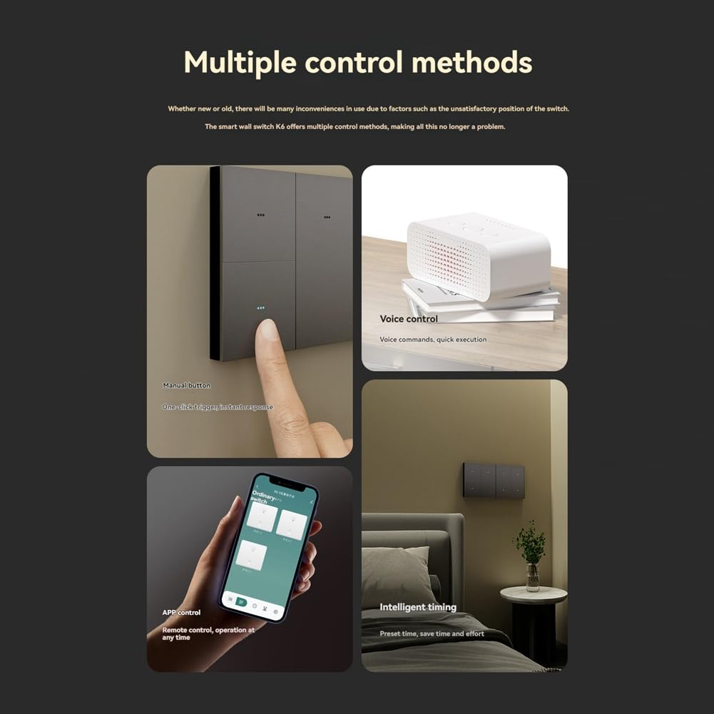 Interrupteur Alimentation neutre ZigBee Aluminium