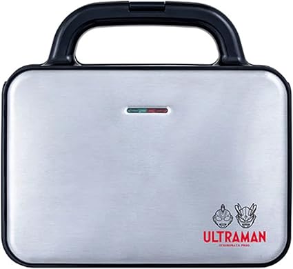 Amazon ウルトラマンゼロ ゼット ウルトラパンケーキメーカー 顔型パンケーキ パンケーキメーカー 大人気ウルトラマンzero Zとコラボ商品 電気 ダブル ワッフルメーカー ホットサンドメーカー トースター プレート 家庭用 おやつ スイーツ ワッフル 焼き