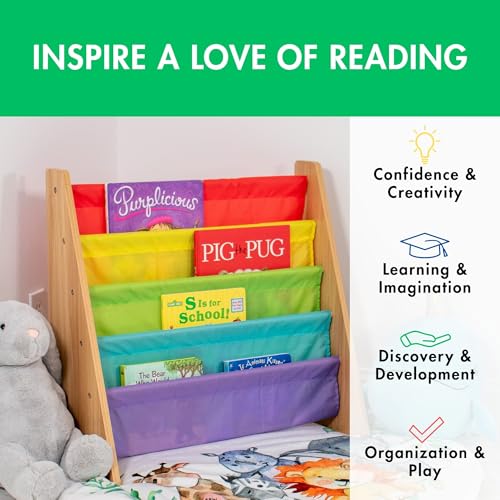 Save 49% on Humble Crew 4-Tier Kids Bookshelf - Image 4