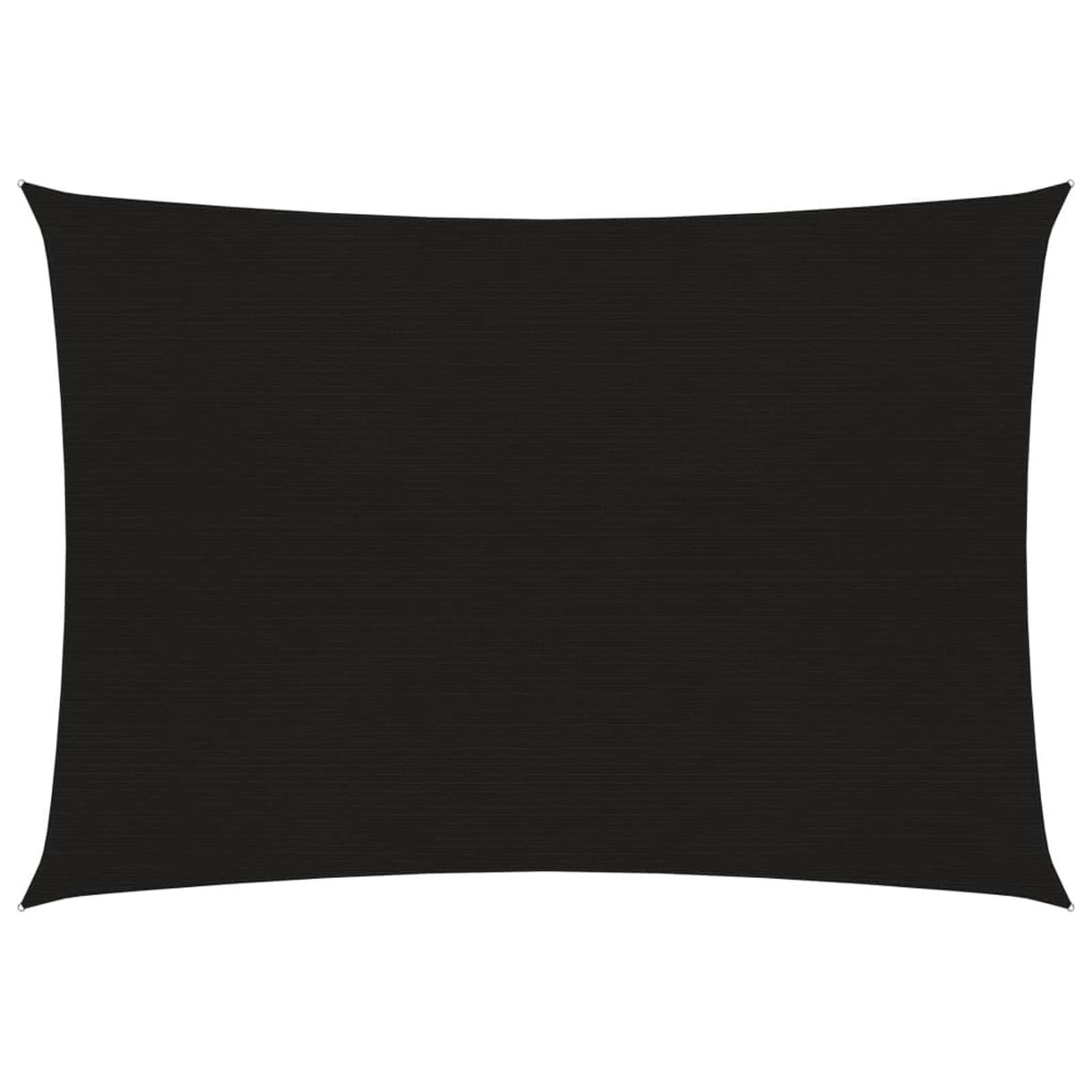 Toldo de vela Rantry de HDPE de alta densidad: lona de protección premium de 2,5 x 4 m negra
