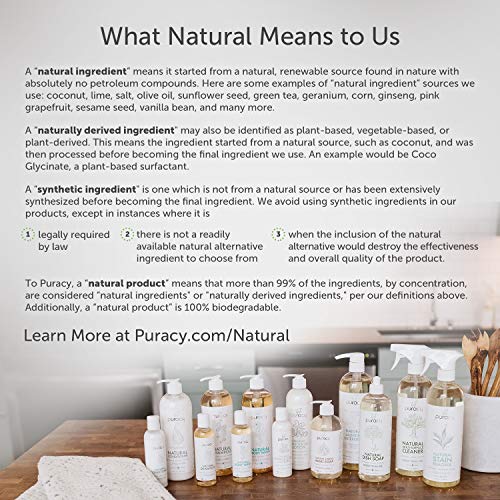Puracy Body Wash, Coconut & Vanilla, Natural Body Wash for Skin