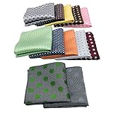 25cm [10 inches] Square Perfect Size for Men’s Suits Top Breast Pockets