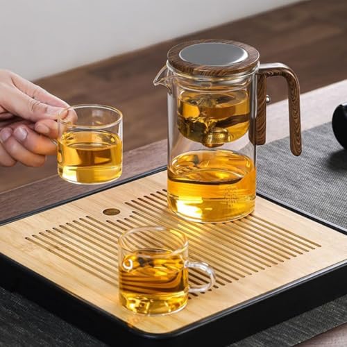 Théière magique en verre avec infuseur à thé et filtration séparée - 3