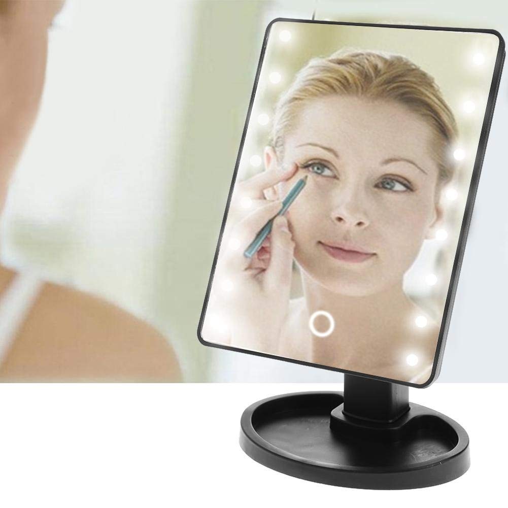 Cyrox Hollywood Vanity Mirror with Lights 27" x 17", Magnifying, 16 LED Bulbs Lights and 360° Rotation Desk Lighted Makeup Mirror for Bedroom Dresser College Dorm (1Pcs)-image-35