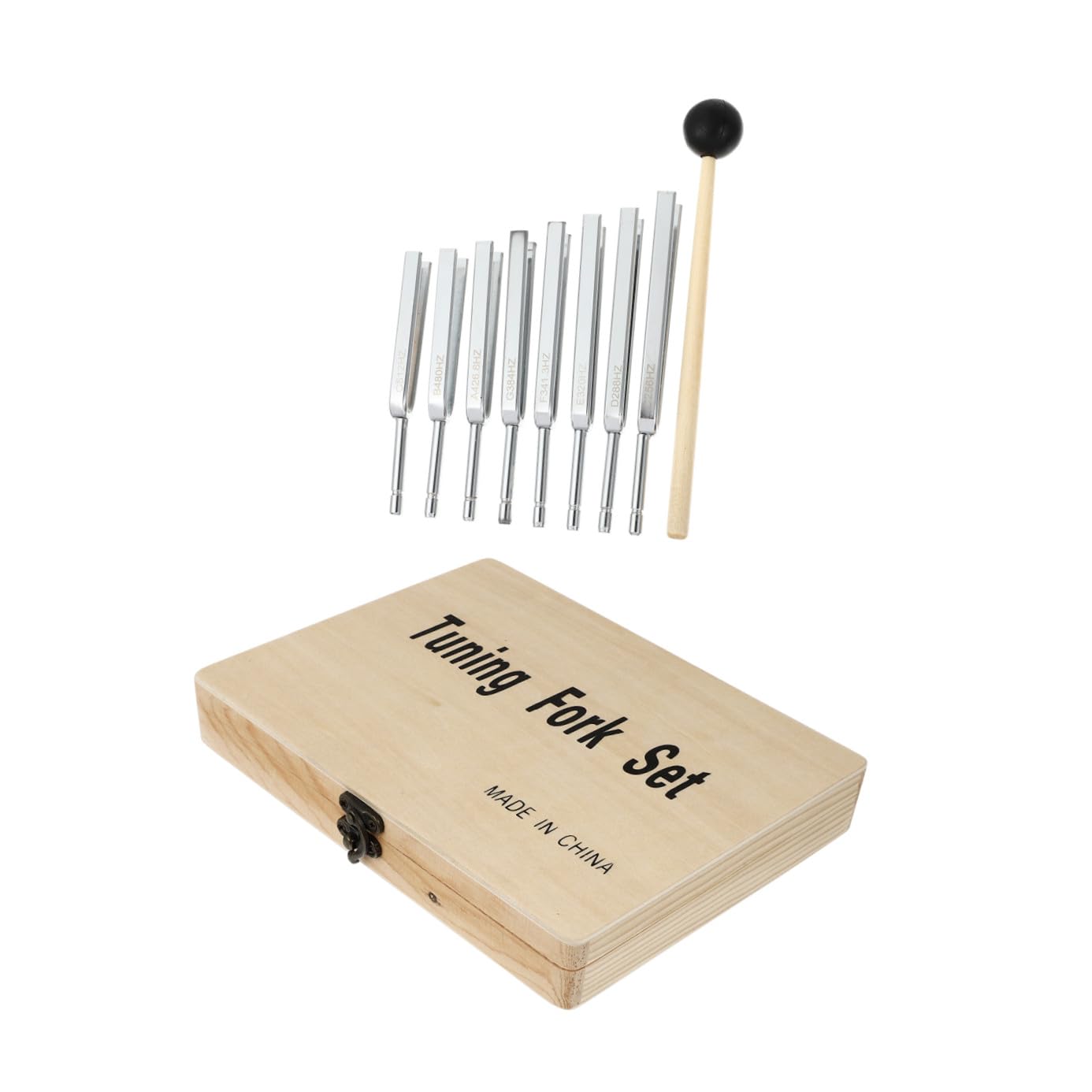 HANABASS Stimmgabel aus Aluminium für Gitarren und Geige Rostfrei und Tragbar Geeignet für Musikunterricht und Präzises Stimmen von Instrumenten