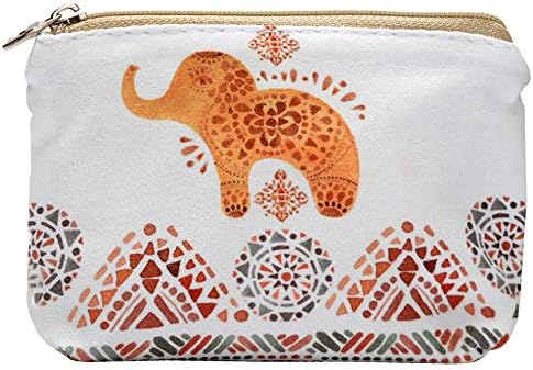 Women and Girls Cute Fashion Coin Purse Wallet Bag Change Pouch Key Holder (Cute Small Elephant)