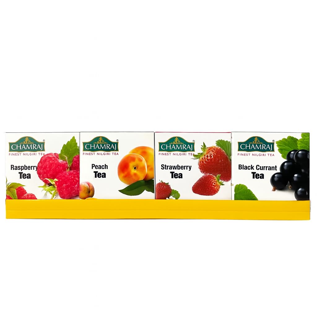 Fruit Pack | 10 Dip Bags in Each Flavour | Total 40 Dip Tea Bags | Finest Nilgiri Tea