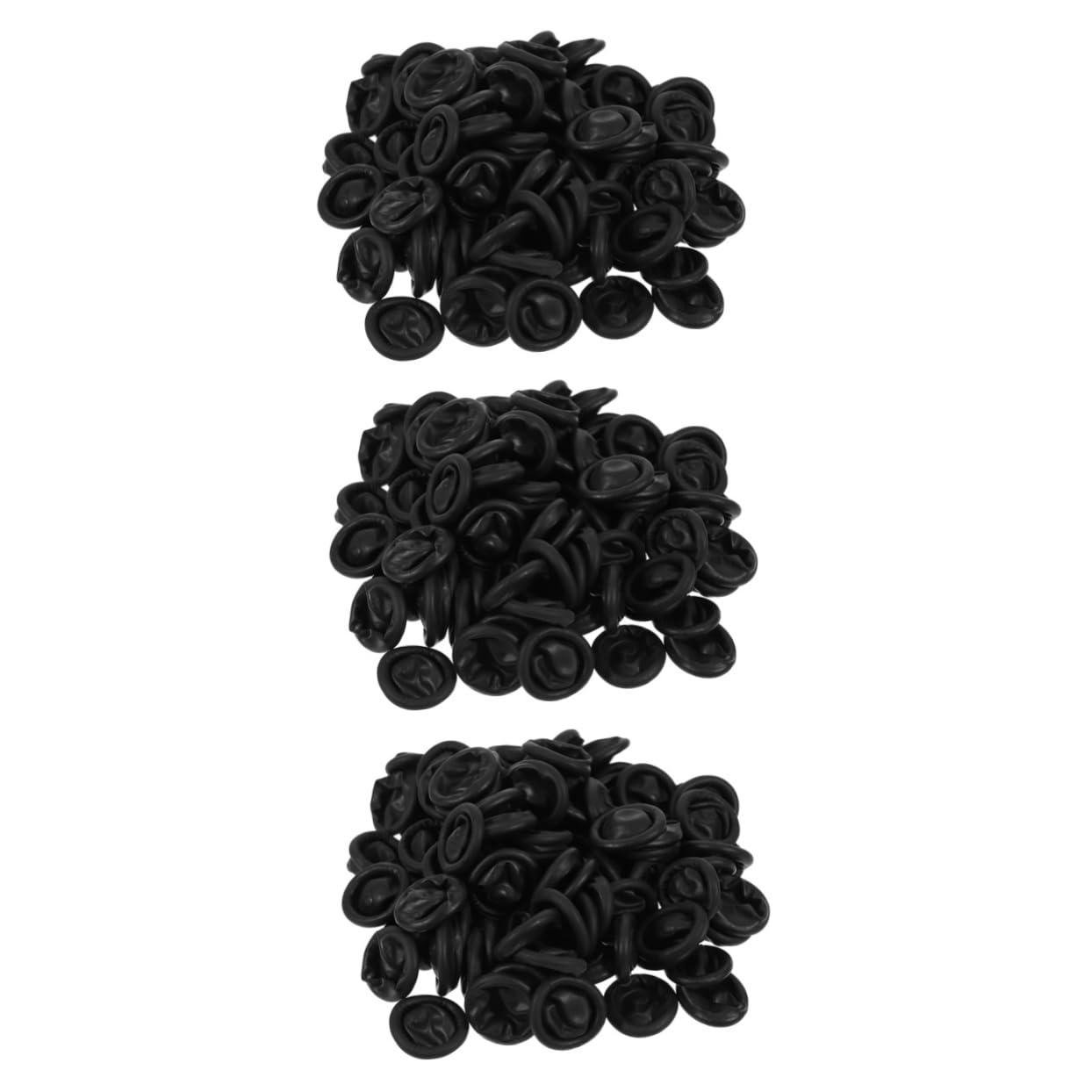 TOPPERFUN 3sets Anti-Static Finger Cot Finger Cracking Protector Finger Accessory Finger Finger Coat Portable Finger Cot Finger Sleeves Portable Finger Cover Rubber Black 100pcs*3
