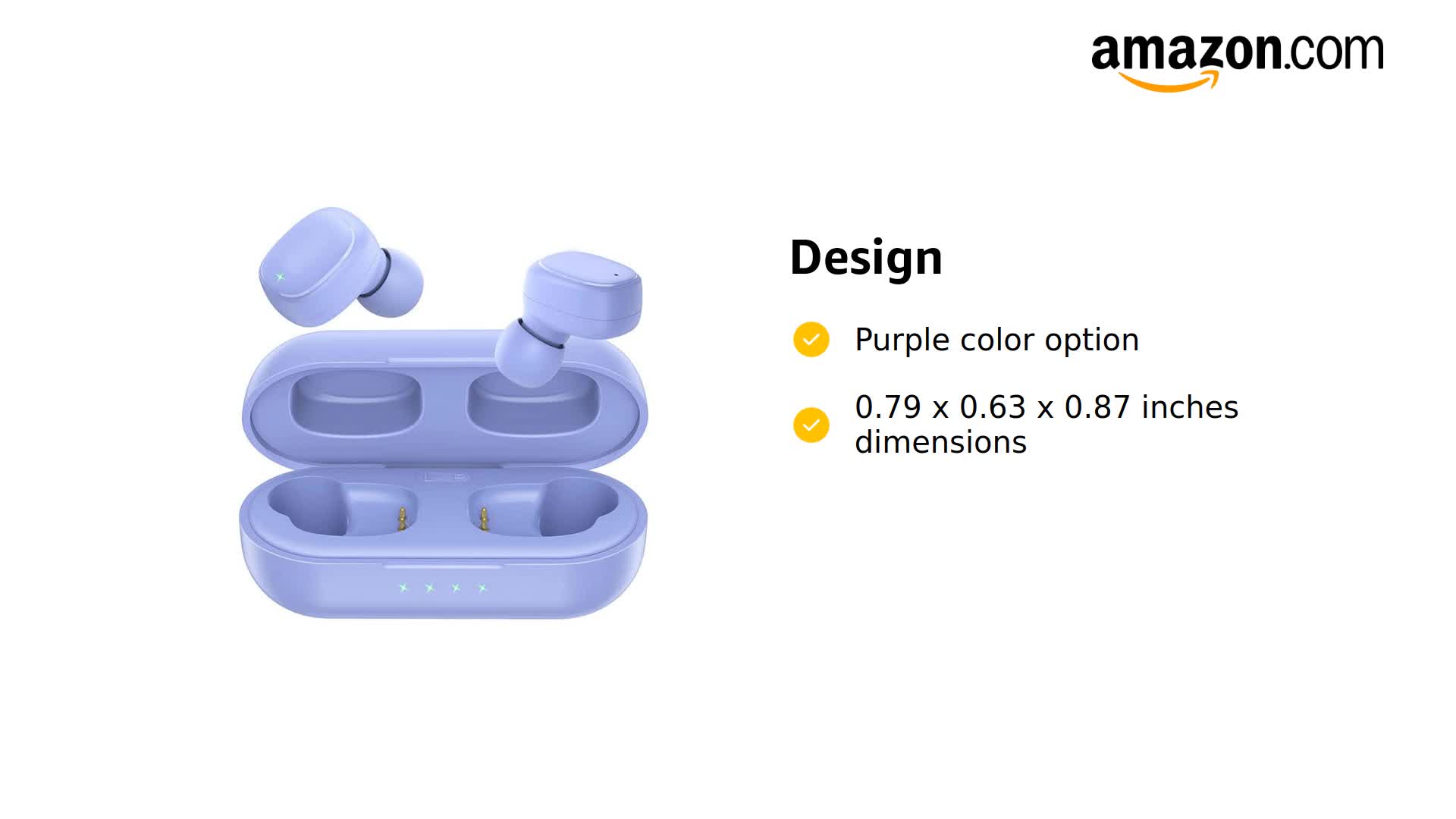 Amazon.com: Wireless Earbuds, Bluetooth 5.4 Headphones HiFi