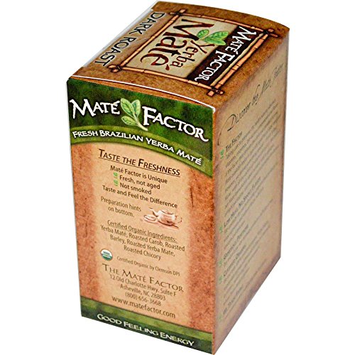 THE MATE FACTOR Dark Roast Yerba Mate Teabags, 20 CT