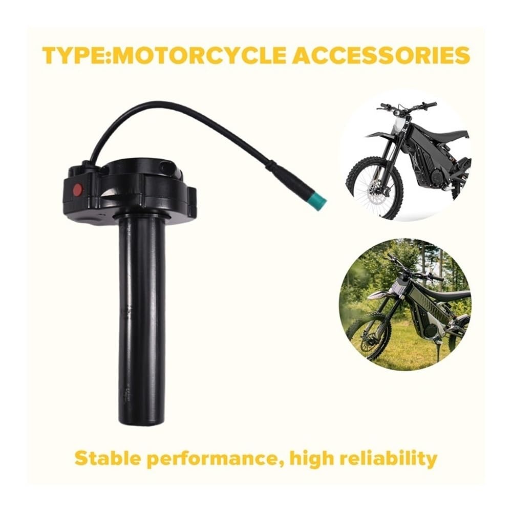 Poignée Moto Guidon Poignée D'accélérateur pour Vélo Électrique, Moto Tout-Terrain, pour Ta&laria pour X3 MX3 MX4