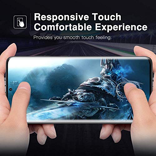 [2+2 Pack] Galaxy S10 Screen Protector Include 2 Pack Tempered Glass Screen Protector + 2 Pack Tempered Glass Camera Lens Protector,9H Hardness,3D Curved,Anti-Scratch For Samsung Galaxy S10 #TOP3