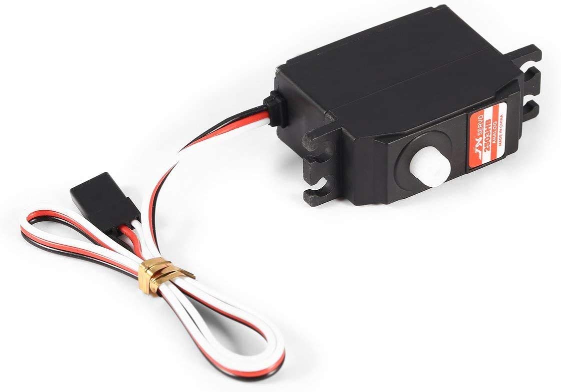 REES52® JX PS-2503HB 4.8V-6V High-Voltage 0.10sec/60 3.35kg Analog Plastic Gear Servo Metal Case for 1/12 RC Car 2