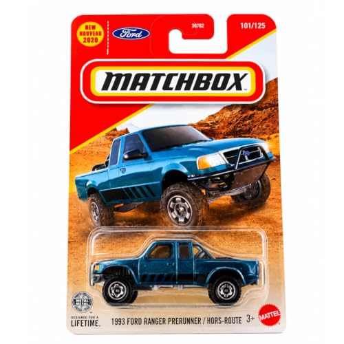 Image of Matchbox 1:64 Scale 1993 Ford Ranger Prerunner for 3 Years & Above 101 /125 (Peacock)