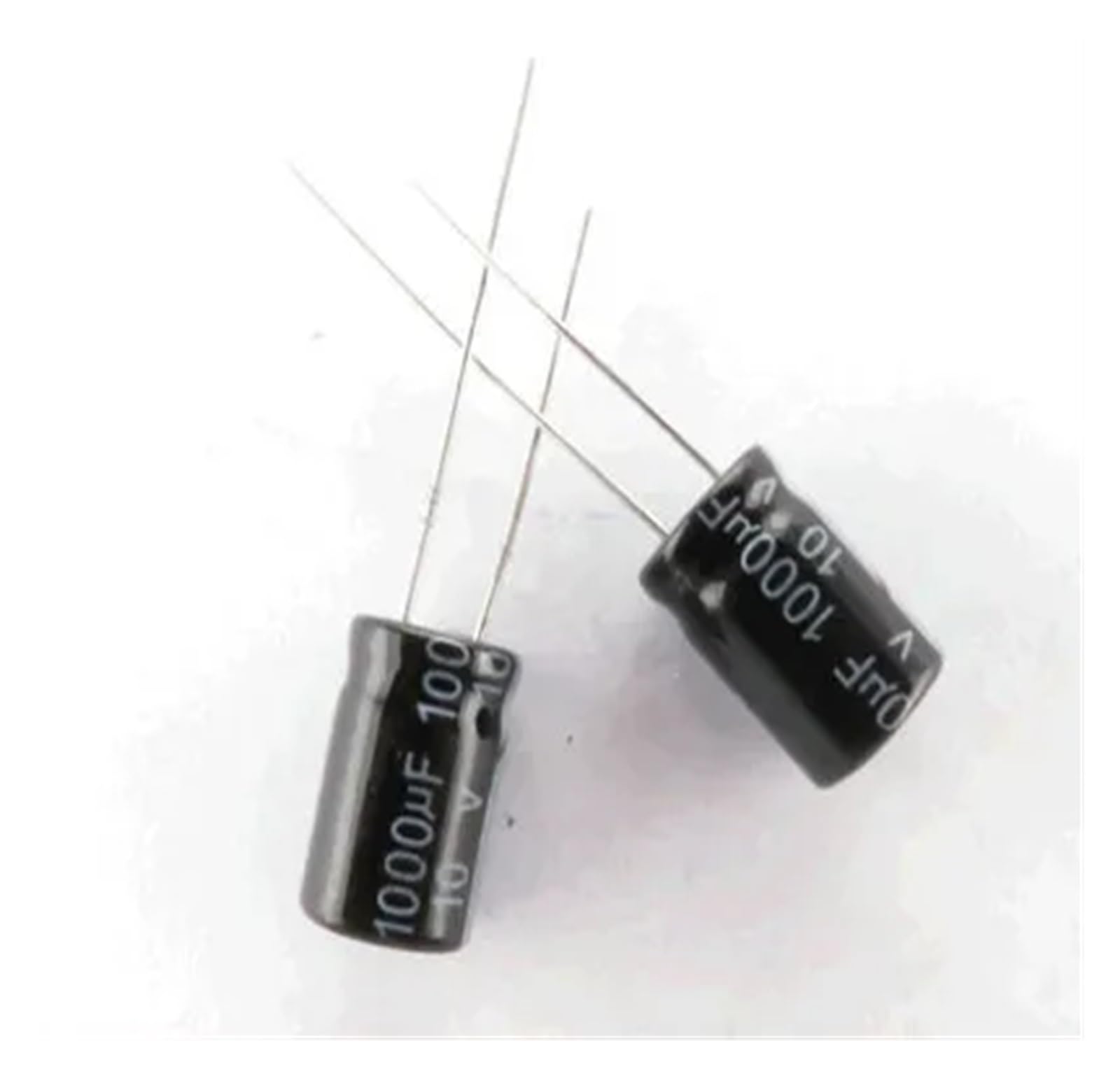 AARTERZZA 500pcs 1000UF 10V 8X12MM Aluminum Electrolytic Capacitor 10V1000UF