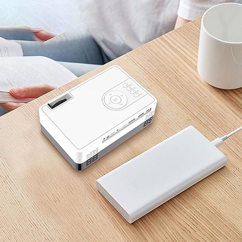 Mkcavne Mini Beamer Audio Video Fit voor thuisbioscoop, 480 x 360 pixels, 1080P, ondersteunt USB EU-stekker - Image 4