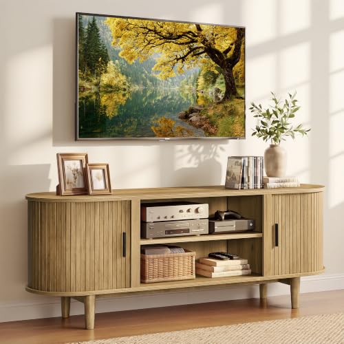 VASAGLE Mid-Century 65-Inch TV Stand