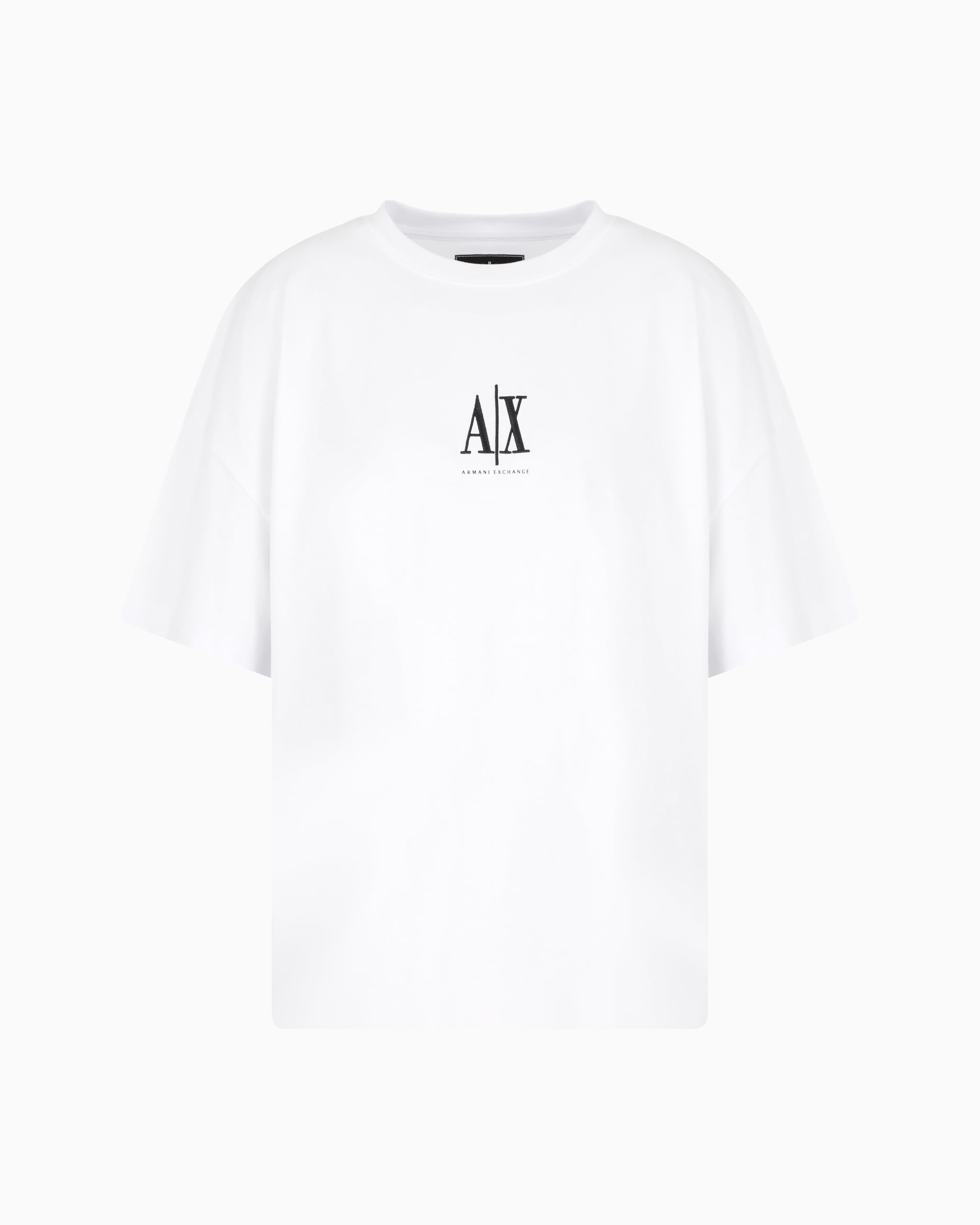 Armani Exchange Damen Icon Project, Embroidered Front Logo T-Shirt