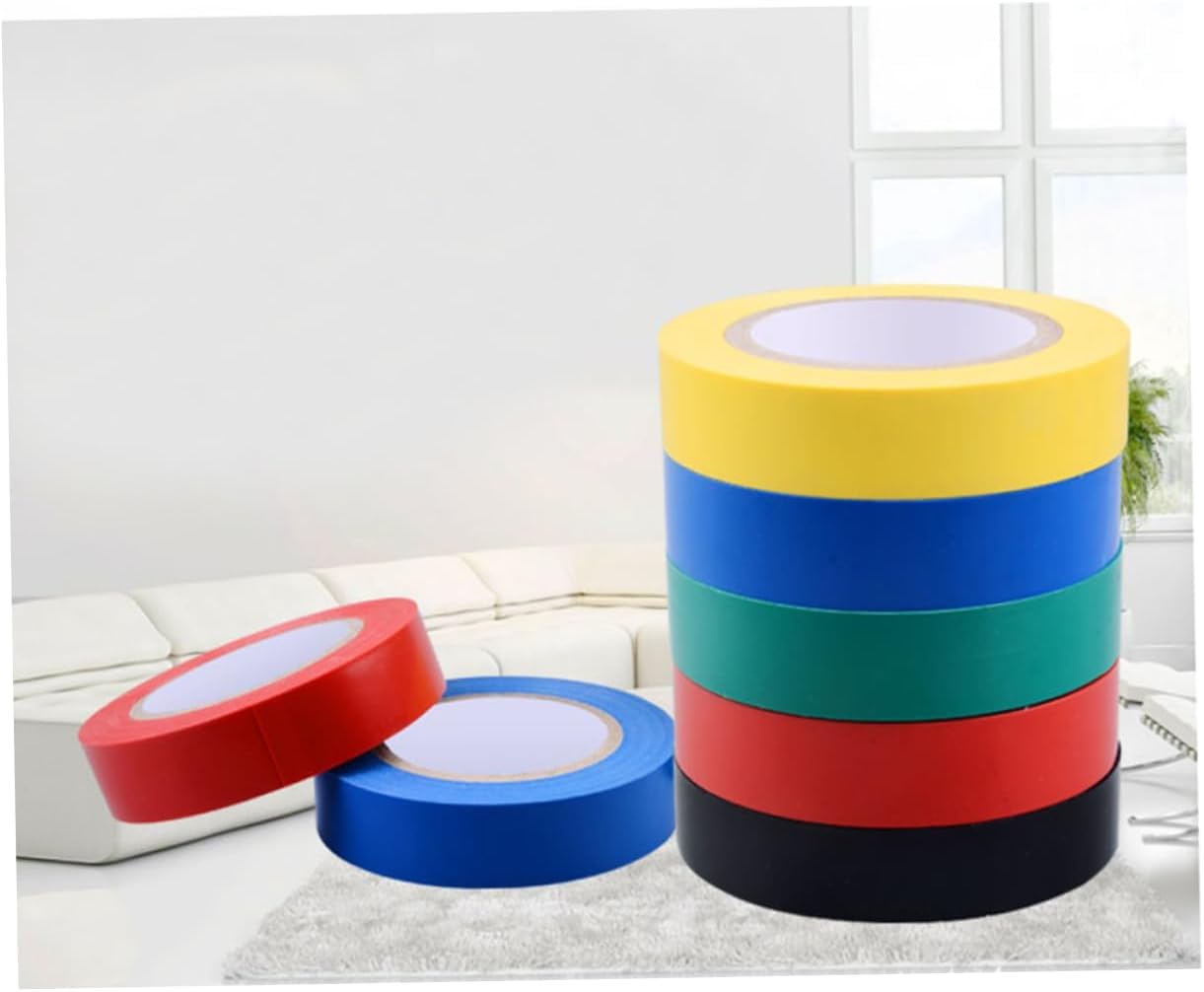 Orret Home 5 Adet Elektrik Bandı,Pvc Bant,10 Metre (Renkli)