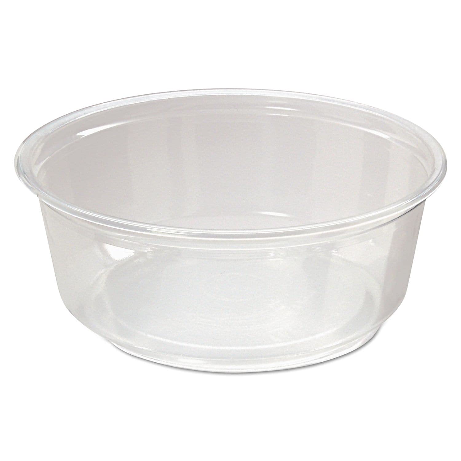 pro-kal pk8s-c 8 oz capacidad, 4.6 "parte superior ancho x 3,9" parte inferior ancho x altura de 1,8 cm, polipropileno transparente para microondas recipiente de comida (caja de 500)