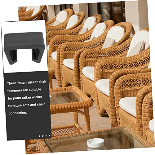 BESPORTBLE 12 Peças Slot Para Cartão De Sofá Clipe De Móveis De Vime Conector Seccional Clipes De Mó