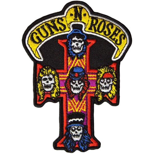 Guns N' Roses Appetite For Destruction Cross Standard Printed Patch Size One Size