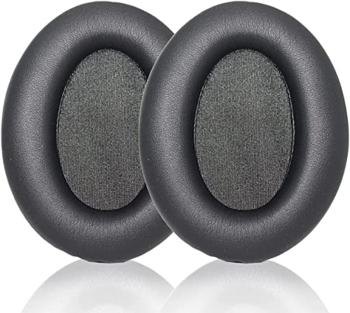 WH-1000XM3 �C���[�p�b�h �����p �m�C�Y�L�����Z�����O �C���[�p�b�h �v���e�C��PU���U�[ WH-1000XM3 ���C�����X�w�b�h�t�H���Ή� (�u���b�N)