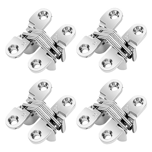 4 Pack Stainless Steel Hidden Hinges